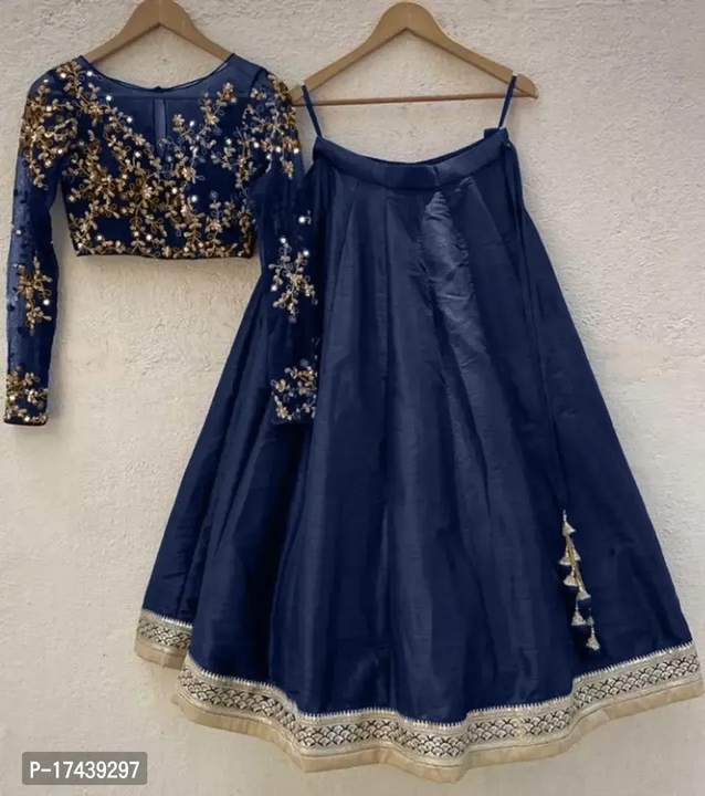 Attractive Tafeta Silk  Lehenga For Women

 Fabric:  Taffeta Silk

 Type:  Semi Stitched

Waist: 38. uploaded by Zaid fashion on 9/19/2023