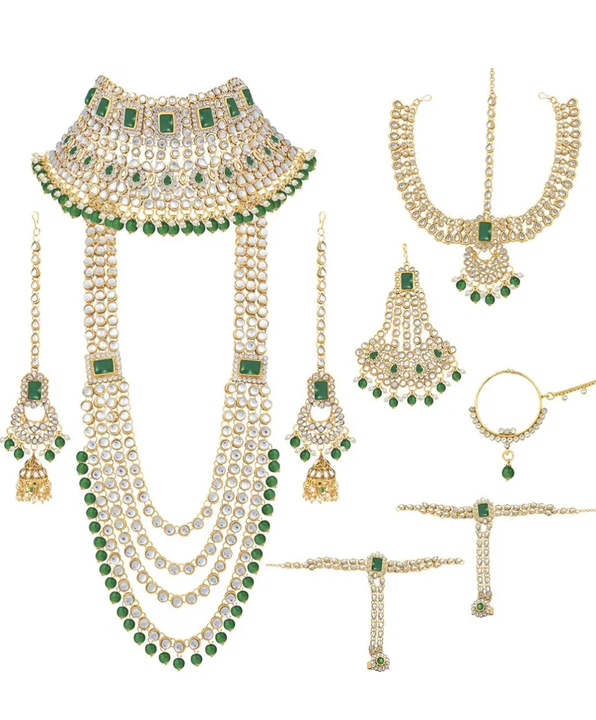Kundan Dulhan Bridle Jewellery Set uploaded by business on 9/19/2023