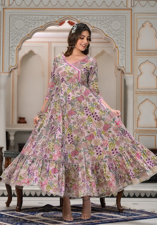 Anarkali Gown Set uploaded by Label Yogi on 9/19/2023