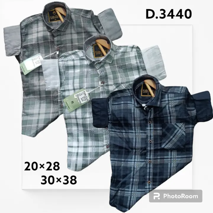 Boys corton shirts uploaded by Hasmukh creation on 9/19/2023