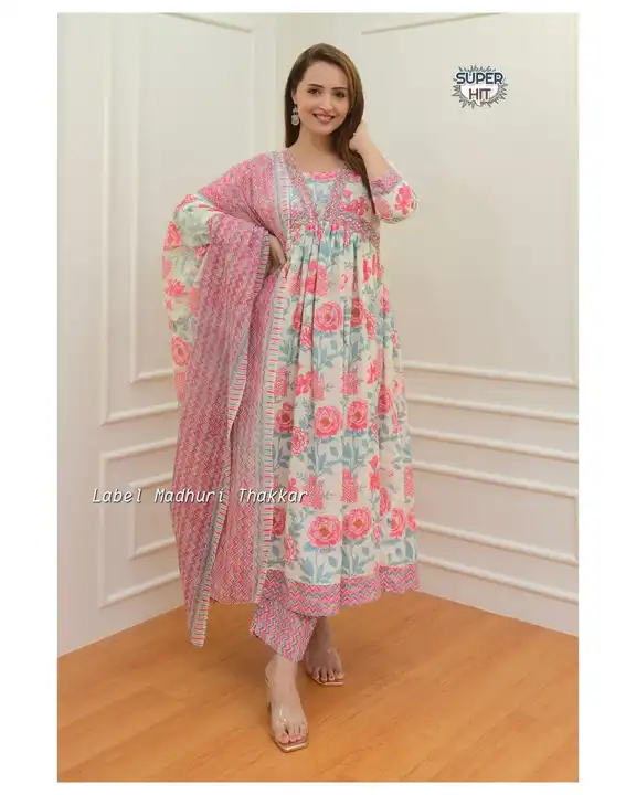 *🍁New Launch Fastival Collection🍁*

🏵️Anarkali SUIT SET🏵️

 uploaded by business on 9/19/2023