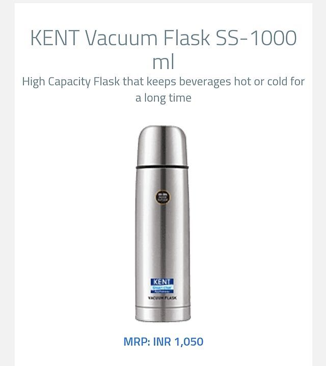 Kent Vacuum flask Bottal 1000 ML uploaded by business on 7/17/2020