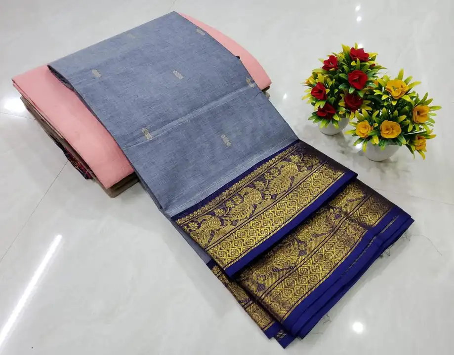 Post image *💐NEW ARRIVALS OF KANCHI COTTON SAREES🌴* 

*🌾OFFICE &amp; FORMAL USE COLLECTIONS*

*🌿Beautiful colour combinations*

*🌺80's count pure cotton

🥵 *Handmade plain Putta**

*🌾 Attractive borders*

*🌼 100% pure cotton*

*🌷 mtr Saree with out blouse*

*🌴 Saree Rs.0+ shipping*

*💧💧Confirm your order soon..*