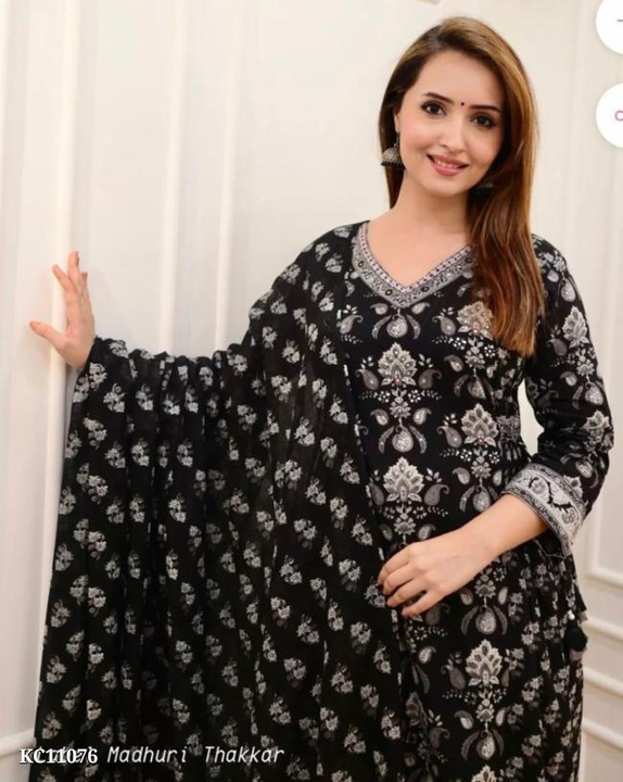Cotton kurta, afgani salwar dupatta set uploaded by Allin1 online fashion house on 9/19/2023