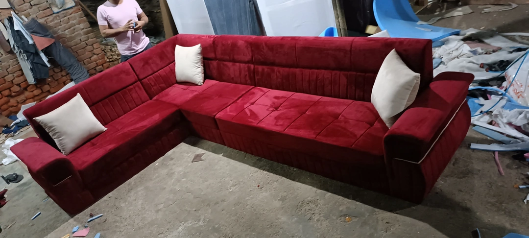 L typ sofa set corner uploaded by MSB furniture on 9/19/2023