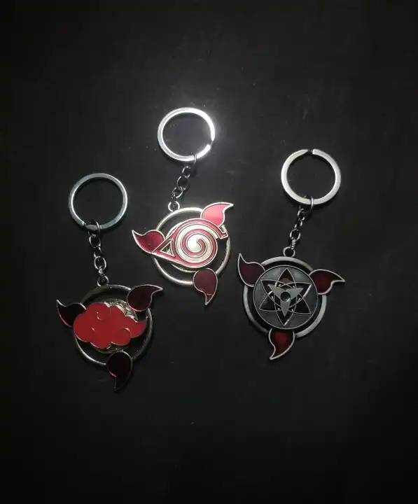 Naruto Spinner keychains uploaded by business on 9/19/2023