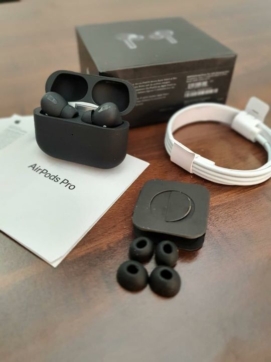Airpod pro met black uploaded by business on 3/21/2021