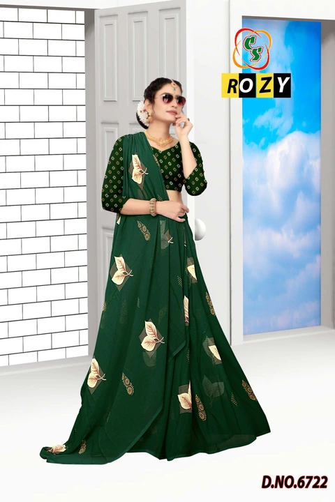 Rozy Catlog Saree uploaded by business on 9/20/2023
