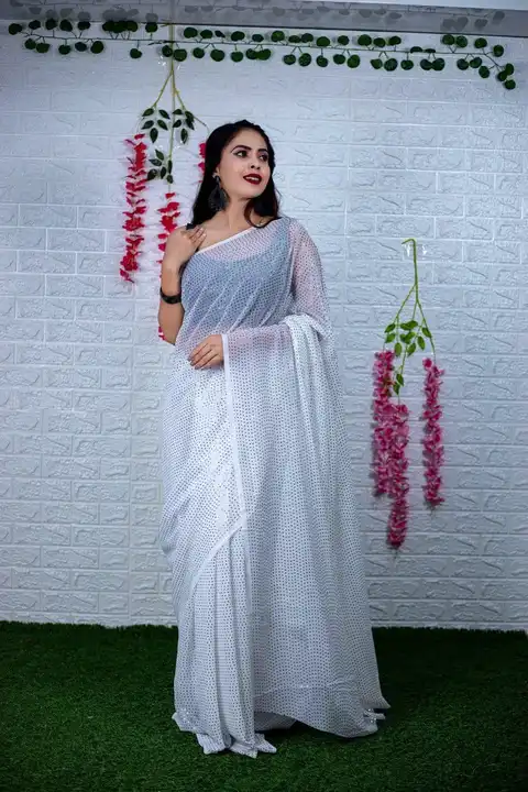 Georgette saree  uploaded by business on 9/20/2023