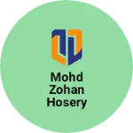 Business logo of Mohd zohan hosery