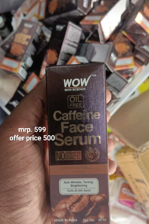 Wow caffeine face serum  uploaded by business on 9/20/2023