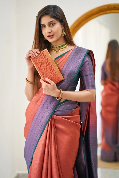 RIch pallu With Allover zari Weaving design saree uploaded by business on 9/20/2023