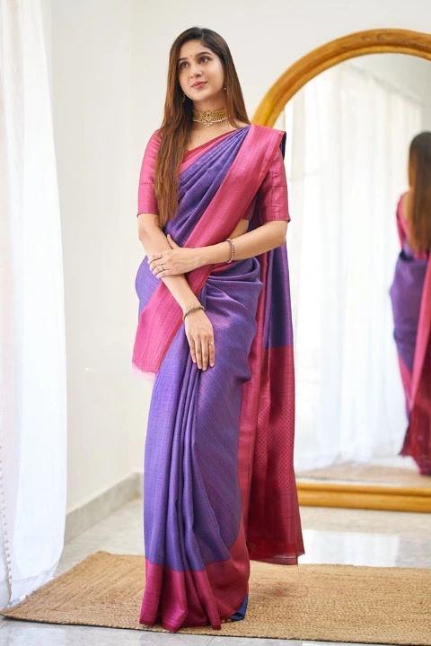 RIch pallu With Allover zari Weaving design saree uploaded by DHANANJAY CREATION  on 9/20/2023