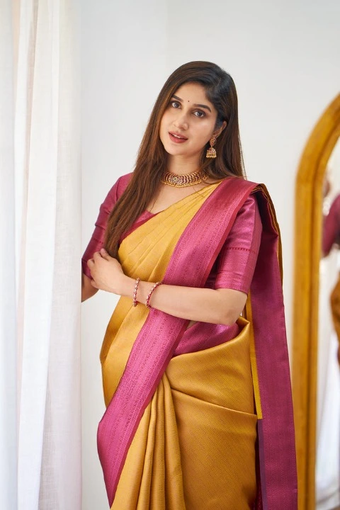 RIch pallu With Allover zari Weaving design saree uploaded by DHANANJAY CREATION  on 9/20/2023
