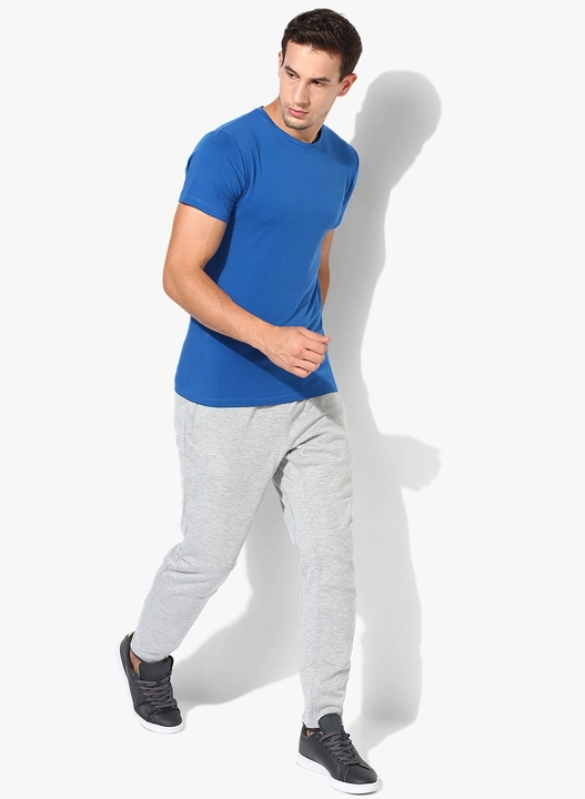  trendy half sleeve solid blue t-shirt for men.  uploaded by business on 9/20/2023