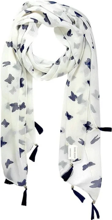 Chiffon scarf uploaded by Ajmera (A authentic dupatta store) on 9/20/2023