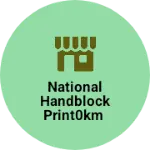 Business logo of National Handblock Print0km