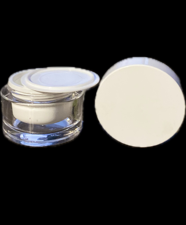 Acrylic cream jar  uploaded by Divya dutt cosmetics on 9/20/2023