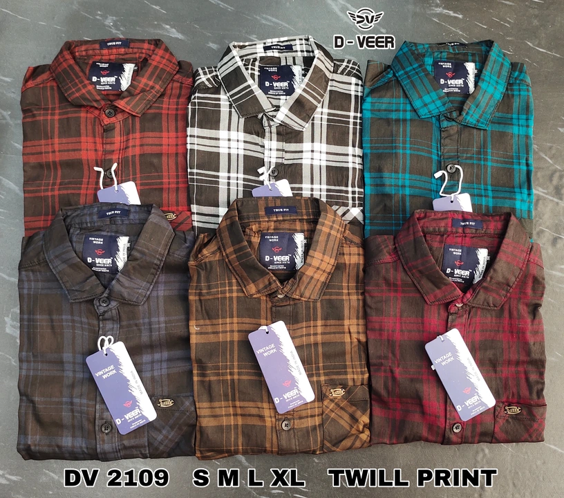 Twill print checks  uploaded by business on 9/20/2023