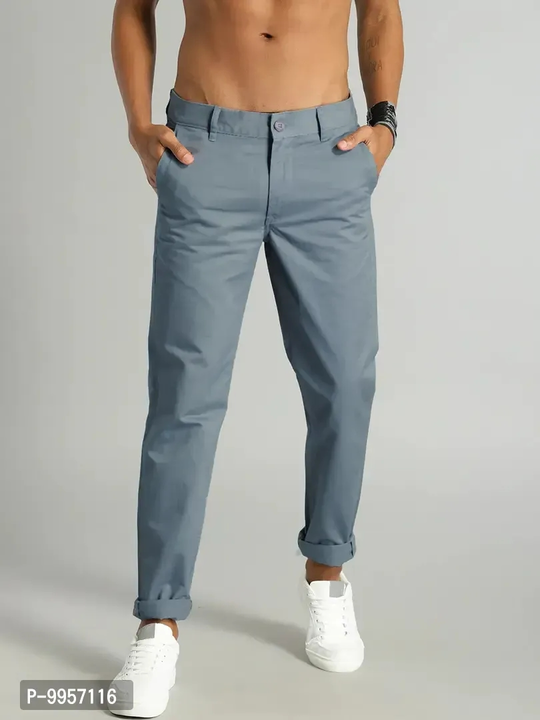 Stylish Grey Cotton Solid Chinos For Men

Size: 
28

 Color:  Grey

 Fabric:  Cotton

 Type:  Mid-Ri uploaded by ELMA STORE on 9/20/2023