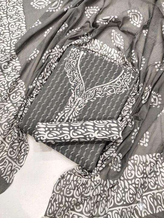Wax Batik Hand Block Work Cotton Suits  uploaded by Star Batik Print on 9/20/2023