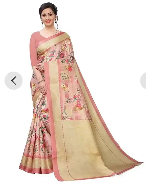 Bhagalpuri saree. With blouse. Moq 100 uploaded by business on 9/20/2023