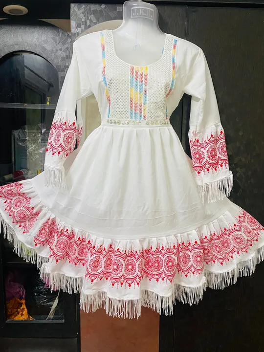Fancy White Kurti uploaded by Bengal Solution Point on 9/21/2023