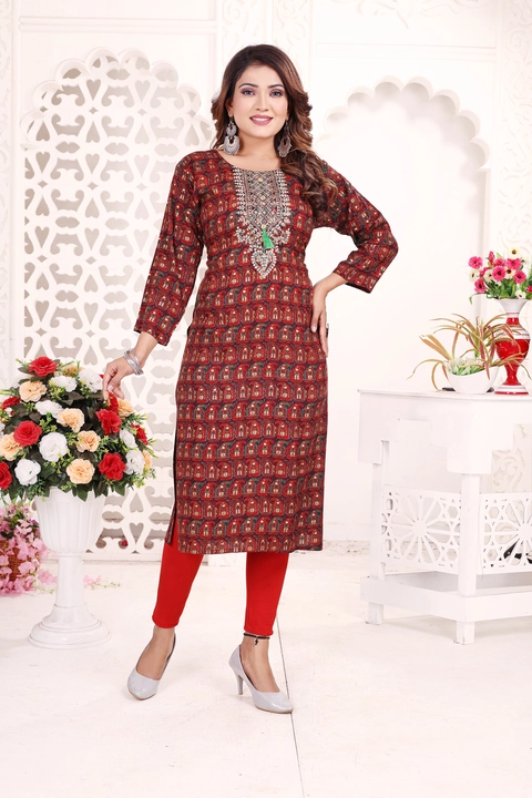 Stret kurtis_@Exclusive designer women's NAYRA CUT@STRET KURTIS@ALIYA CUT Kurtis(Floor lenth)@Afgani uploaded by business on 9/21/2023