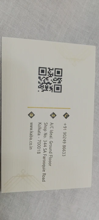 Visiting card store images of KABA Luxury Brand 