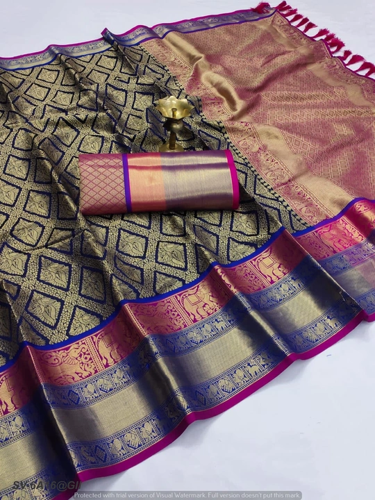 Kanjivaram silk  uploaded by Suyukti fab on 9/21/2023