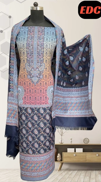 Primium Pashmina kani suits  uploaded by EDC  on 9/21/2023