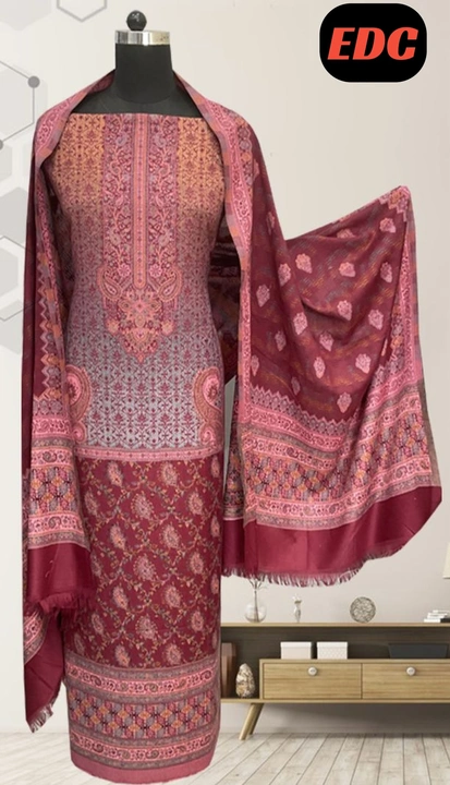 Primium Pashmina kani suits  uploaded by EDC  on 9/21/2023