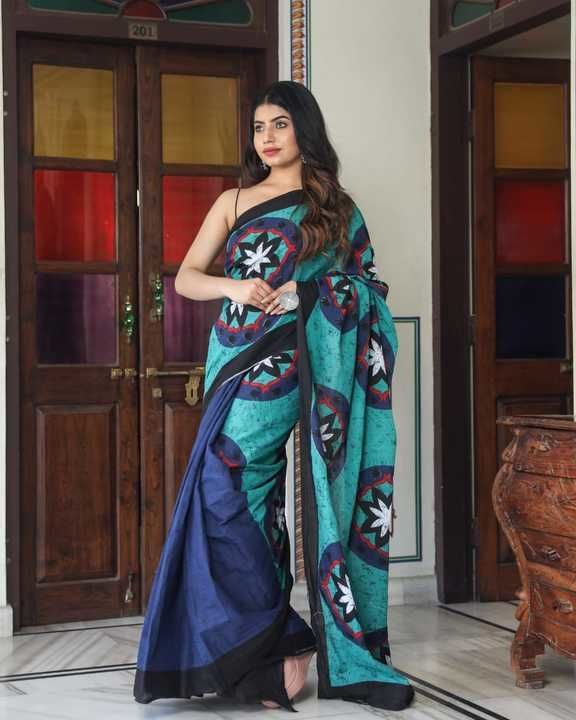 Cotton mulmul sarees uploaded by business on 3/21/2021