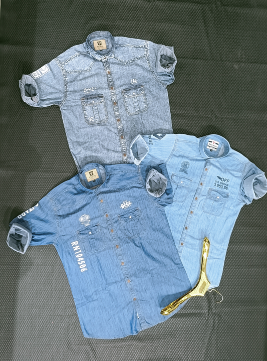 Denim funky shirts uploaded by business on 9/21/2023