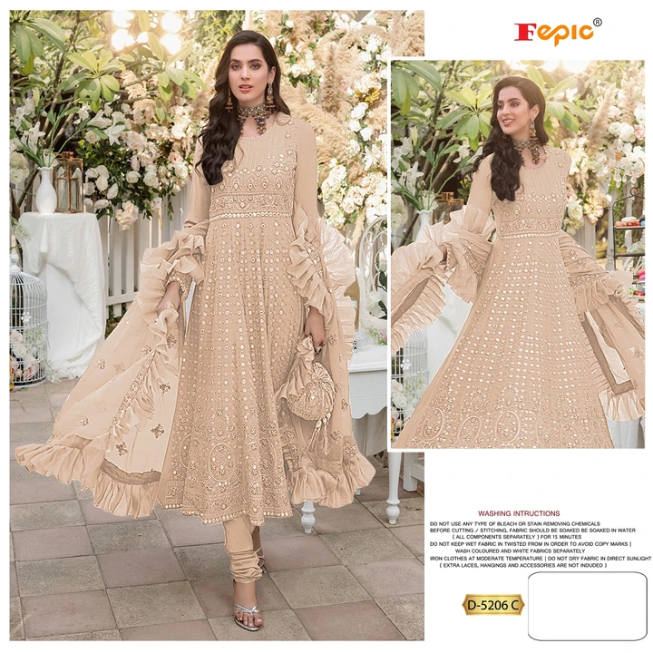 _*BRAND NAME*_:- FEPIC
_*CATALOUGE NAME*_:- ROSEMEEN

_*D NO*_:- D 5206 ( 4 pc set )

 uploaded by Ayush fashion on 9/21/2023