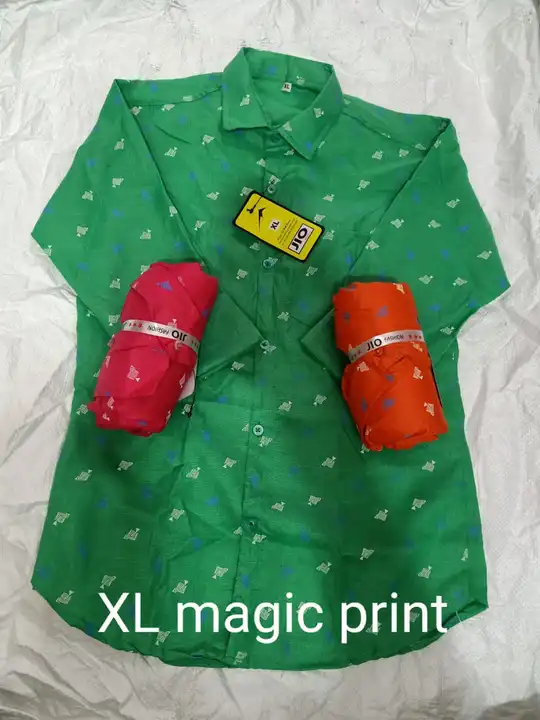 Printed mens shirts xl size  uploaded by Shree gurudev collection / 9806507567 on 9/21/2023