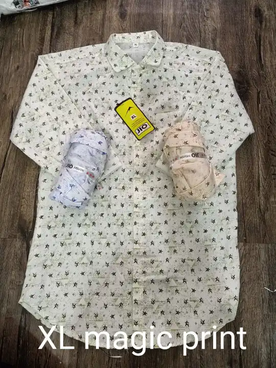 Printed mens shirts xl size  uploaded by Shree gurudev collection / 9806507567 on 9/21/2023