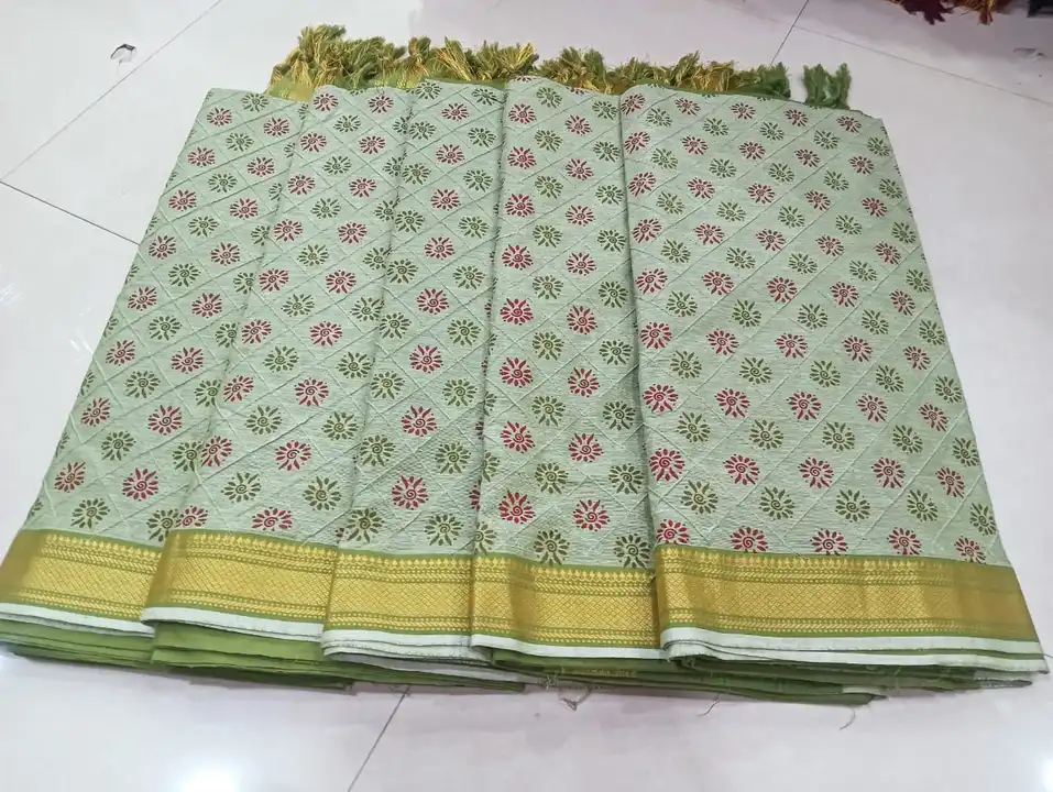 Mangalgiri printed dress materials  uploaded by Sv handloom on 9/21/2023