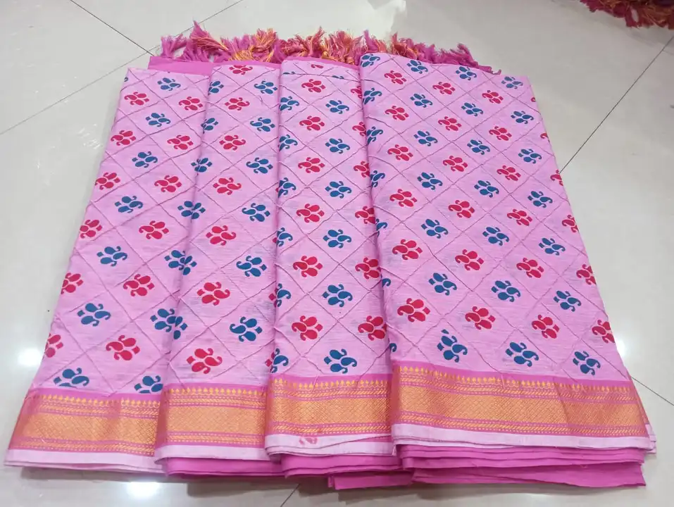 Mangalgiri printed dress materials  uploaded by Sv handloom on 9/21/2023