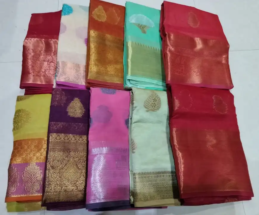 Gadwal cotton sarees  uploaded by business on 9/21/2023