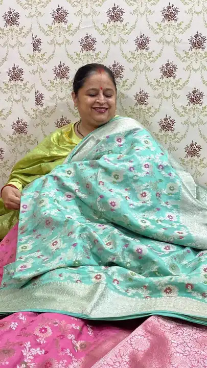 Banarasi Georgette silk saree  uploaded by Hashim textiles on 9/21/2023