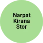 Business logo of Narpat kirana stor