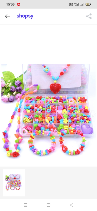 Post image I want 1 pieces of Bracelet making kit  at a total order value of 100. I am looking for I want same on wholesale rate . Please send me price if you have this available.