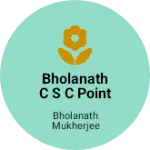 Business logo of Bholanath C s c point