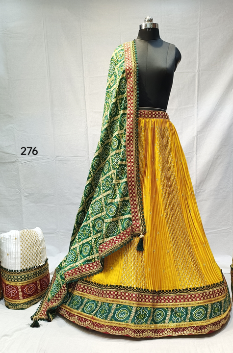 Italian silk lenenga uploaded by Jay ambe fashion on 9/21/2023