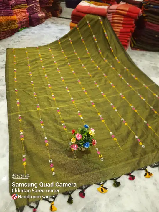 Handloom saree  uploaded by Sujata saree cantre on 9/21/2023