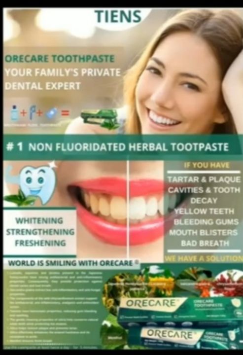 Orecare toothpaste uploaded by business on 3/21/2021