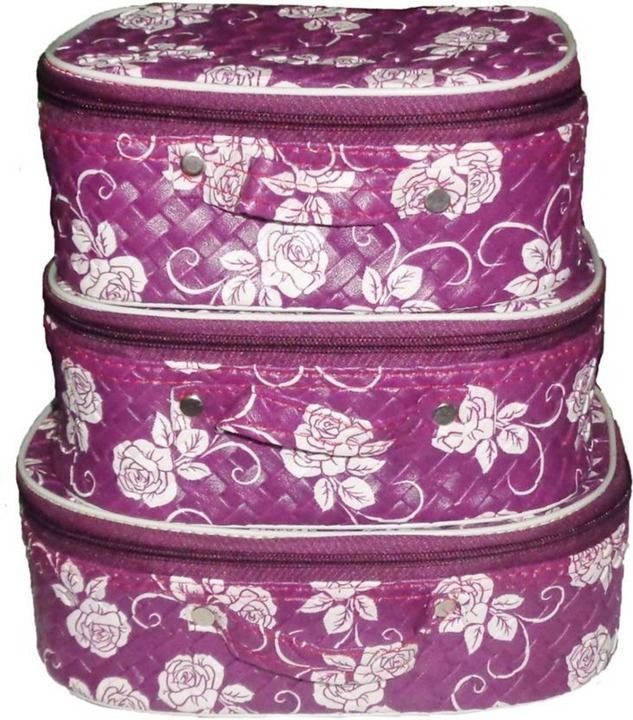 Set of 3pc cosmetic storage vanity box  uploaded by Sk collection on 3/21/2021