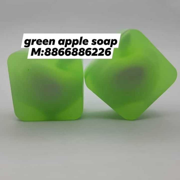 Green apple soap uploaded by business on 3/21/2021