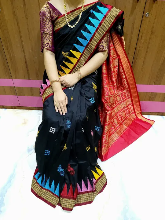 Papa silk saree  uploaded by business on 9/21/2023